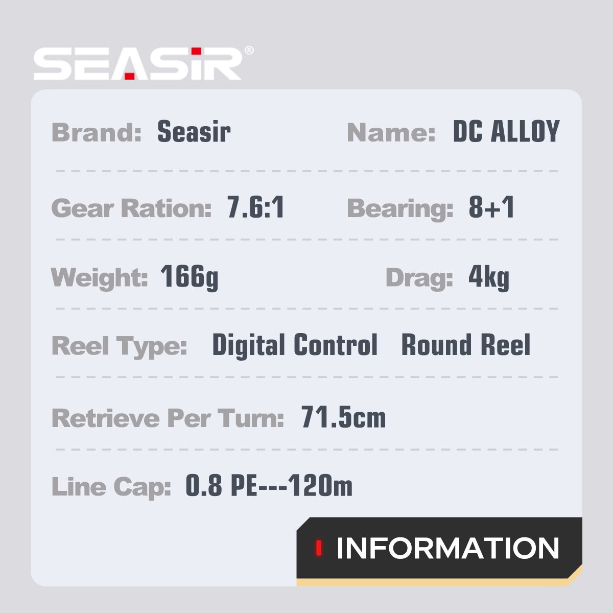 Mulinello da pesca SEASIR DC i - Kastking Reel Zephyr recensione e prezzo